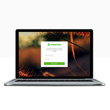 „Ecoservice“ internetinės svetainės dizainas